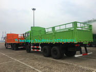 Weichai Engine ile Yeşil 6x4 30 Ton 380hp Ağır Kargo Kamyon Yan Duvar Aracı