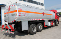 Karbon Çelik FAW J6 8x4 Yağ Tankeri Kamyon 30cbm Kapasite Bir Yıl Garanti