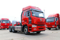 Kırmızı Renk JH6 10 Tekerlekler 6x4 Traktör Römork Kamyon Ile FAW Tek Azaltma 457 Aks
