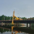 19-22m Platform Tipi Köprü Muayene Tespit Kamyon / Beton Pompalama Ekipmanları