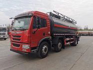 FAW 10 Tekerlekler CA1250PK2L5T3BE5A80 Şasi ile Tehlikeli Kimyasal Tanker Kamyon