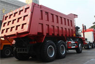 AC26 Arka Akslı Kırmızı 10 Tekerlekli Madenciler Damperli Kamyon 8545x3326x3560 Mm