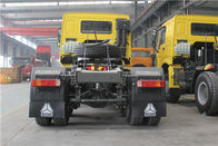 WD615 Motor ve HW76 Kabinli Sarı Sinotruk Howo 6x4 Traktör