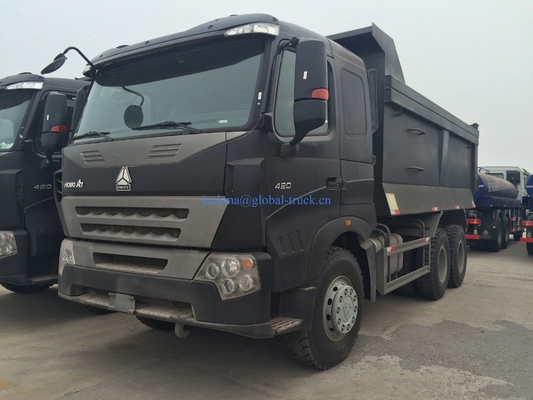 Sinotruck HOWO 6X4 336-430HP Kullanılmış Çöp Kamyonu Tipper HOWO 6X4 Çöp Kamyonu