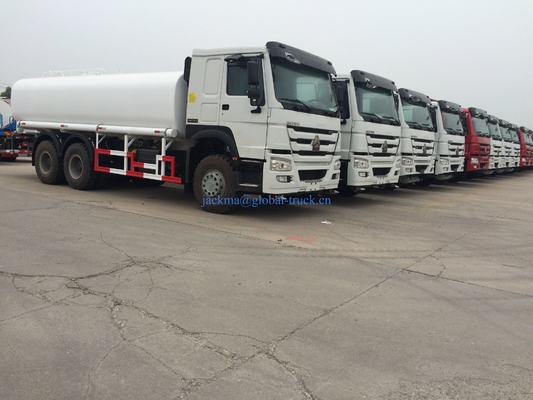 HOWO 6x4 Yeni 25000L Kapasiteli Benzin Bowser Yakıt Tankı Kamyon Petrol Taşıma Tanker Kamyon