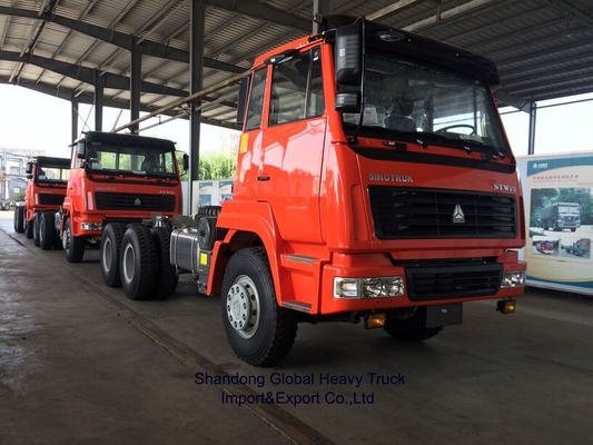 HOWO Kamyon 6X4 Çöp Kamyonu Sinotruk Tipper 10 Tekerlek 50 Tonlu Traktör Kamyon