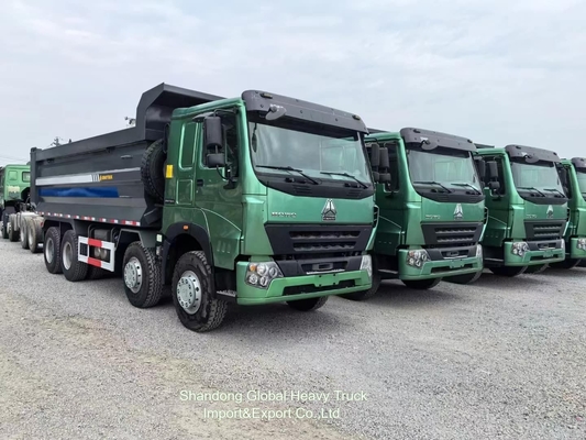 Sinotruck Howo 50 tonluk Çöp Kamyonları 8x4 375hp Euro2 Ağır Görevli Yeni ve Kullanılmış Çöp Çöp Kamyonları