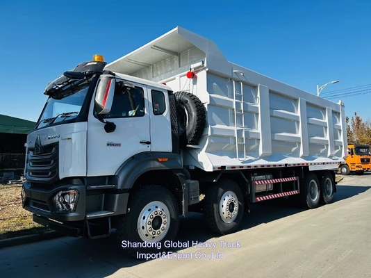 Sinotruck Howo 50 tonluk Çöp Kamyonları 8x4 375hp Euro2 Ağır Görevli Yeni ve Kullanılmış Çöp Çöp Kamyonları