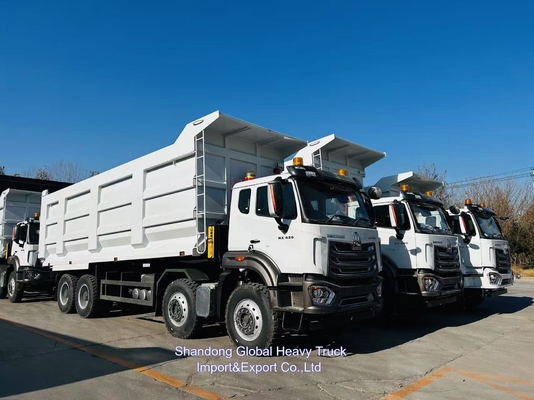 Sinotruck Howo 50 tonluk Çöp Kamyonları 8x4 375hp Euro2 Ağır Görevli Yeni ve Kullanılmış Çöp Çöp Kamyonları