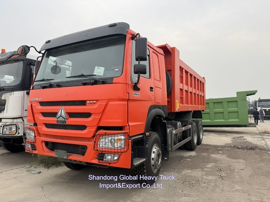 Çin Sinotruck Howo 371 Kullanılmış Tipper 6x4 30 Ton Canter Kullanılmış Dump Truck