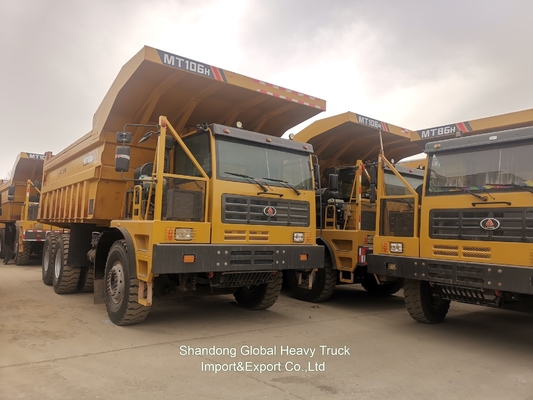 Yeni 42 tonluk 6*4 375HP geniş gövdeli madencilik atık kamyonu TL855B Nowa Altın Maden Atık Kamyonu