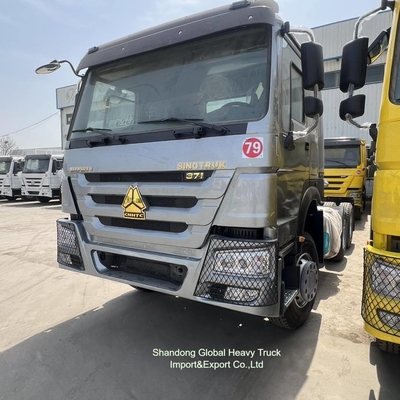 10 tekerlekli 6X4 40t Sinotruk HOWO Konteyner Kargo Rakibi Traktör Baş Kamyonu