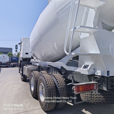 Karıştırıcı 10 Tekerlekli HOWO 6X4 8cbm 9cbm 371HP Beton Karıştırıcı Kamyon