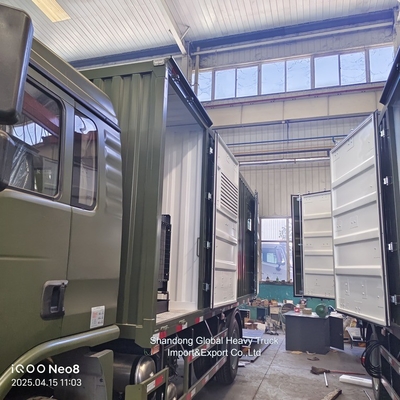 Çin Sinotruk HOWO 4X2 6X4 Ağır Taşıyıcı Dondurucu Soğutma Kargo Kutusu Kamyon