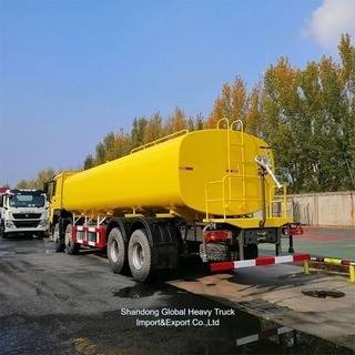 HOWO Su Tankeri 6X4 20000 Litre Su püskürtücüsü Bowser Su Tankı Kamyonu