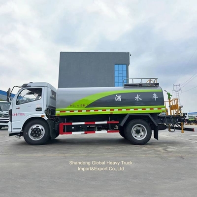 8000-10000L Hareketli Su Tankı Kamyonu Foton Sprinkler Su püskürtücüsü Tanker Kamyonu