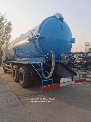 6*4 Sürücü Çark 5000L Tank Hacim 251-350 beygir gücü ile Kanalizasyon Emik Kamyonu