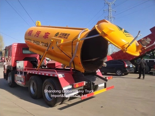Dongfeng 6X4 18cbm 18 ton Vakum Kanalizasyon Emik Tankeri Kamyon Vakum Kanalizasyon Emik Kamyon
