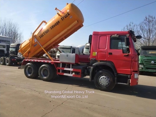 Dongfeng 6X4 18cbm 18 ton Vakum Kanalizasyon Emik Tankeri Kamyon Vakum Kanalizasyon Emik Kamyon