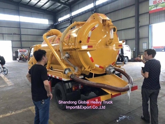 Dongfeng HOWO Yüksek Kapasiteli Kamyon Çözümleri Çamur Süpürme Kamyonu, Kanalizasyon Arıtma Aracı