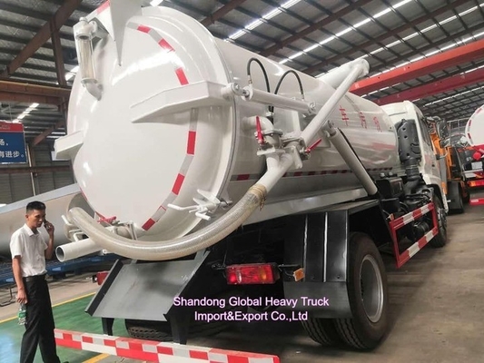 Yeni HOWO 12.000 litre atık su çekme kamyonu kombine vakumlu jet kamyonu satılıyor
