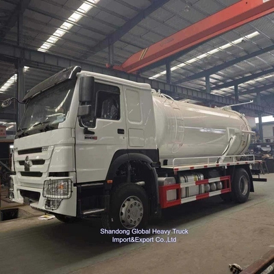 Yeni HOWO 12.000 litre atık su çekme kamyonu kombine vakumlu jet kamyonu satılıyor