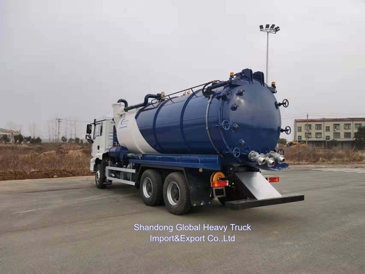 16cbm Shacman dışkı emici Araç Kanalizasyon Tanker Kamyon Kanalizasyon Süpürge Kamyon