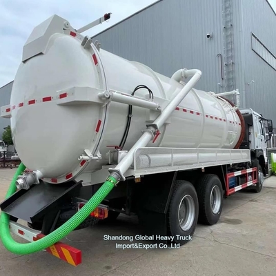 Sinotruk HOWO 6X4 20cbm atık su çekme vakum tankı kamyonu