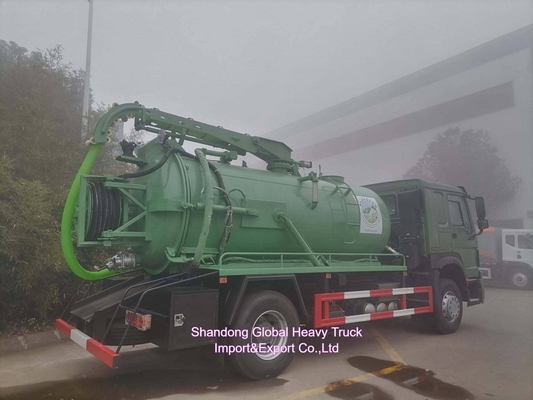 Sinotruk 371HP 18000L Vakum Kanalizasyon Emik Tanker Kamyon Fabrika Fiyatı