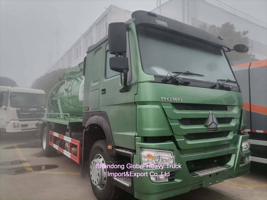 HOWO 20cbm 4*2 Sağ El Sürücüsü 266HP Kanalizasyon Emik Kamyonu