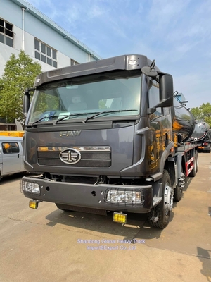 FAW 6X4 Yüksek Basınçlı Pompa 20000L 20 tonlu Kanalizasyon Temizleme Emik Kamyonu