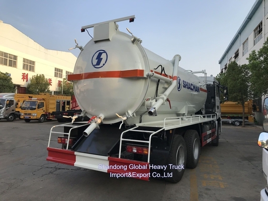 Shacman F3000 6X4 Kanalizasyon Emik Kamyonu 20 M3 Hacim 300 HP