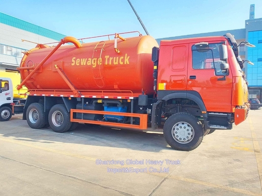 Shacman F3000 6X4 Kanalizasyon Emik Kamyonu 20 M3 Hacim 300 HP