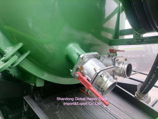 Fabrika fiyatı 8*4 380hp Kanalizasyon Emik Kamyonu Dongfeng Şasi 18000L Tank