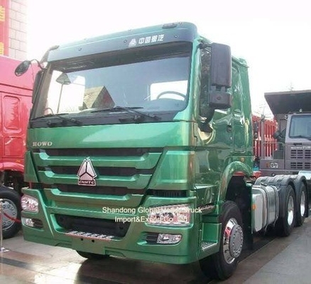 Sinotruk Kullanılmış HOWO 6X4 12 tekerlekli 371HP 375 420HP Traktör Kamyon Baş taşıyıcı Traktör Kafası Satılık