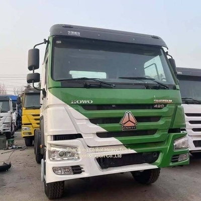 Howo 6x4 Traktör Kamyon Kullanılmış Sinotruk LHD RHD Uzun mesafe sürüşü Relye Kamyon Başı