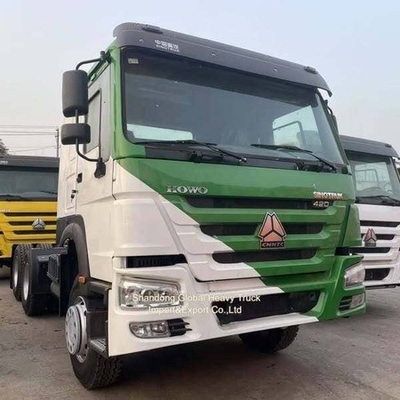 Howo 6x4 Traktör Kamyon Kullanılmış Sinotruk LHD RHD Uzun mesafe sürüşü Relye Kamyon Başı