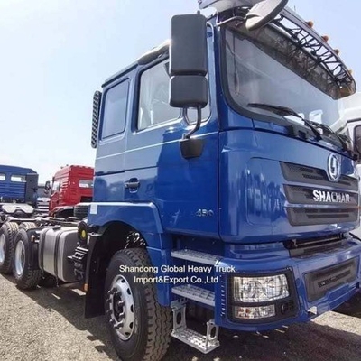 Shacman Traktör Kamyonu 6X4 Ağır Kargo Traktörü 371HP Prime Mover Dongfeng Tekerlekli Traktör Kamyonlar