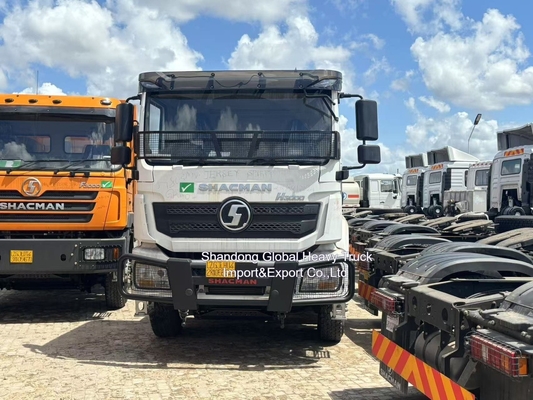 6X4 Sol Sürücü veya Sağ El Sürücü 380HP Shacman F3000 Traktör Rıhtımı Kullanılmış Traktör Kafası Kamyonu