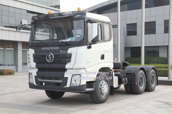 6X4 Sol Sürücü veya Sağ El Sürücü 380HP Shacman F3000 Traktör Rıhtımı Kullanılmış Traktör Kafası Kamyonu