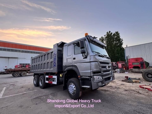 HOWO Kullanılmış Çöp Kamyonu Sinotruck 6*4 Tipper Dumper Fabrika Fiyatı 10 Tekerlek