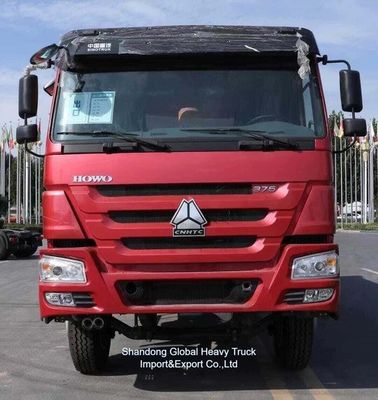 Sinotruk HOWO 380 HP ağır yük taşımacılığı için 50 ton yük kapasitesiyle 8 × 4 atık kamyonu