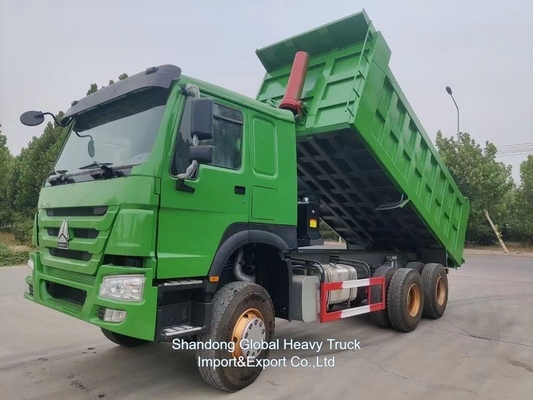 Sinotruk İkinci El Kum Taşımacılığı Ağır Görevli Dumper Kullanılmış Hohan A7 400HP 6*4 Tipper Dump Truck