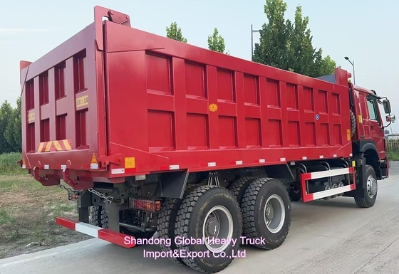 Kullanılmış Shacman Delong X3000 F3000 6*4 10 Tekerlek 371 375 At Gücü Ağır Görevli Tipper Dump Kamyonları
