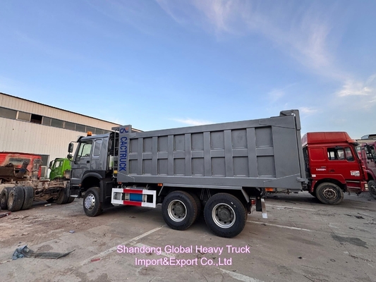 HOWO Kullanılmış Çöp Kamyonu Sinotruck 6*4 Tipper Dumper Fabrika Fiyatı 10 Tekerlek