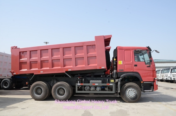 Sinotruk İkinci El Kum Taşımacılığı Ağır Görevli Dumper Kullanılmış Hohan A7 400HP 6*4 Tipper Dump Truck