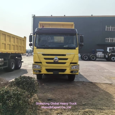 Kullanılmış Sinotruk 6X4 10 Tekerlekli HOWO Çöp Kamyonu Afrika'ya ihraç edilen çelik malzemesi