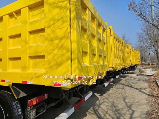 Yeni Sinotruk HOWO 30 Ton Ağır Görevli Sino Kargo 20cbm 6X4 371HP 380HP 400HP Taşıma için Off Road Dumper / Tipper Dump Trucks