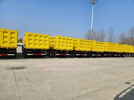 Yeni Sinotruk HOWO 30 Ton Ağır Görevli Sino Kargo 20cbm 6X4 371HP 380HP 400HP Taşıma için Off Road Dumper / Tipper Dump Trucks