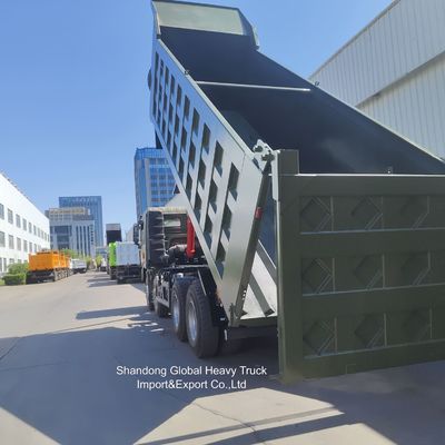 Shacman F3000 Ağır Hizmet Tipi Damperli Kamyon, 380HP Motor ve 8x4 Çekiş, 50 ton Yük Kapasitesi